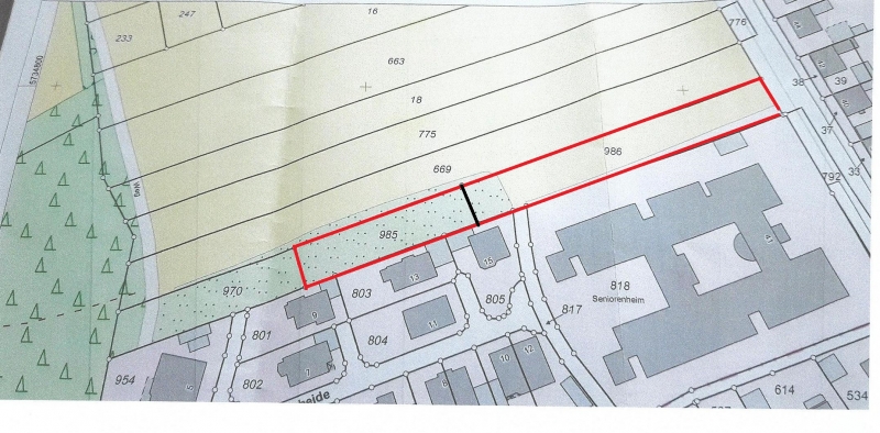 Exp. 1630 Lageplan